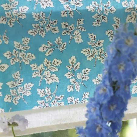 Tissus au mètre - Designers Guild Meadow Leaf - Aqua | Susty