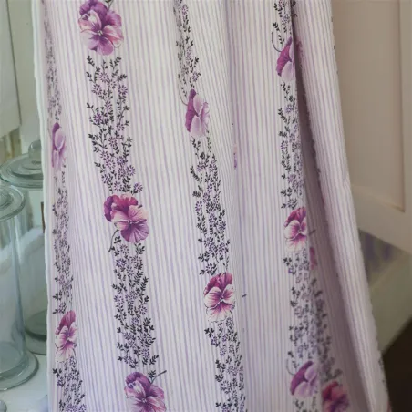 Tissus au mètre - Designers Guild Pansy Stripe - Peony | Susty