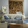 Tissus au mètre - Designers Guild Pinstripe - Cassis | Susty
