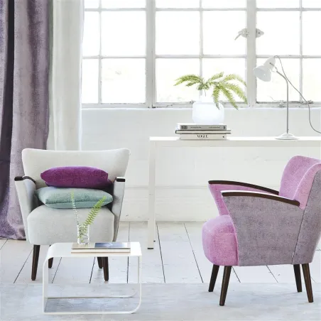 Tissus au mètre - Designers Guild Riveau - Aubergine | Susty