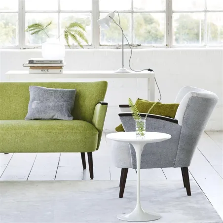 Tissus au mètre - Designers Guild Riveau - Gunmetal | Susty