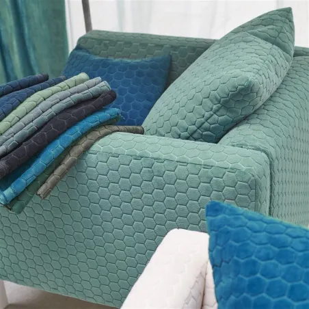 Tissus au mètre - Designers Guild Florentine - Denim | Susty