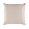 Equinoxe - Coussin carré en coton tissé beige