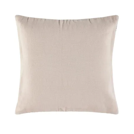 Equinoxe - Coussin carré en coton tissé noir