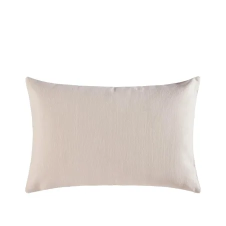 Equinoxe - Coussin rectangulaire en coton tissé beige