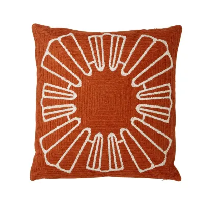 Plein soleil - Coussin carré massala en coton