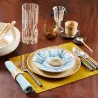 Sable - Assiette D27 plate en porcelaine ocre
