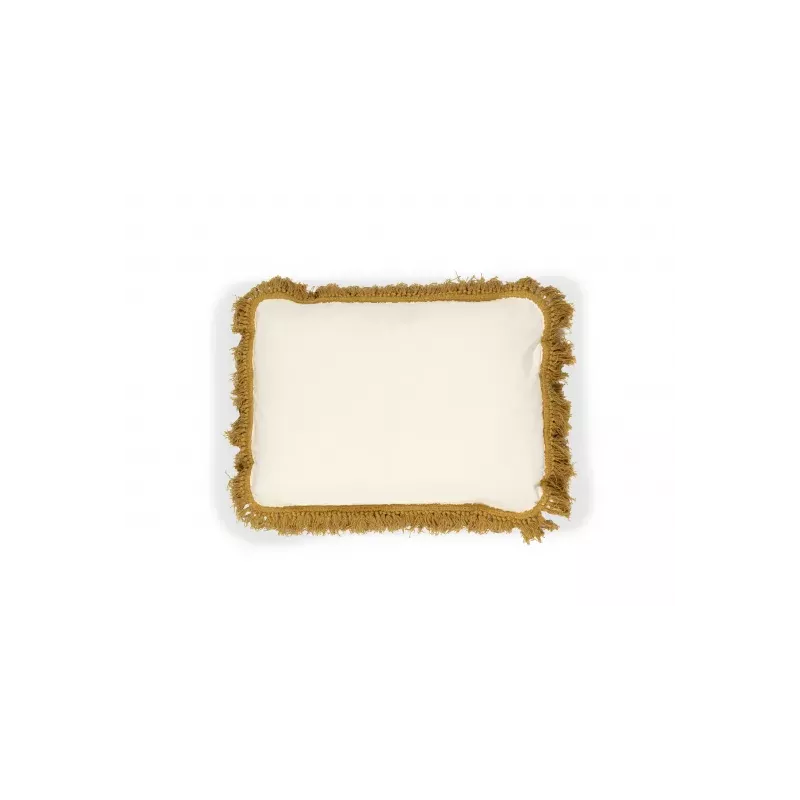 Fin de série Elitis coussins HONORE Neige et Cumin