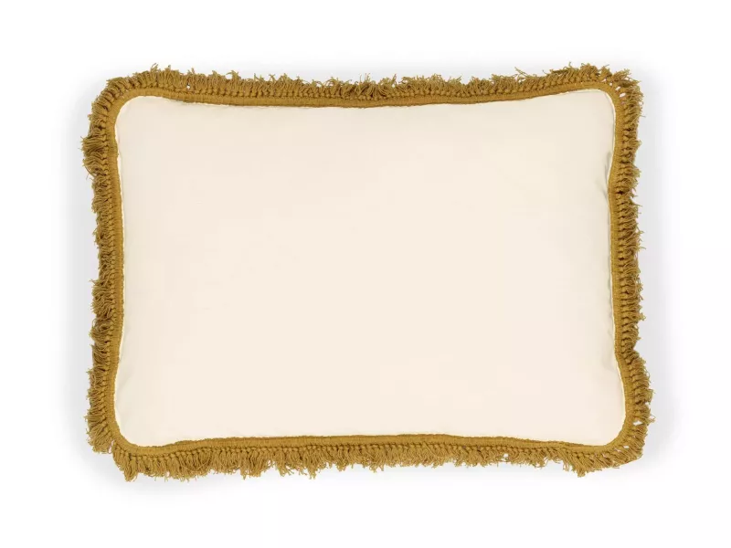 Fin de série Elitis coussins HONORE BIG Neige et Cumin