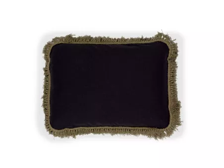 Fin de série Elitis coussins HONORE Charbon et Kaki