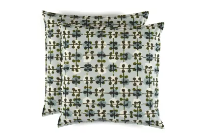 Fin de série Elitis coussins DAISY Aquaverde