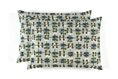 Fin de série Elitis coussins DAISY Aquaverde