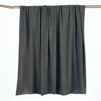 Fin de série Elitis plaid INDIANNA Tourbe
