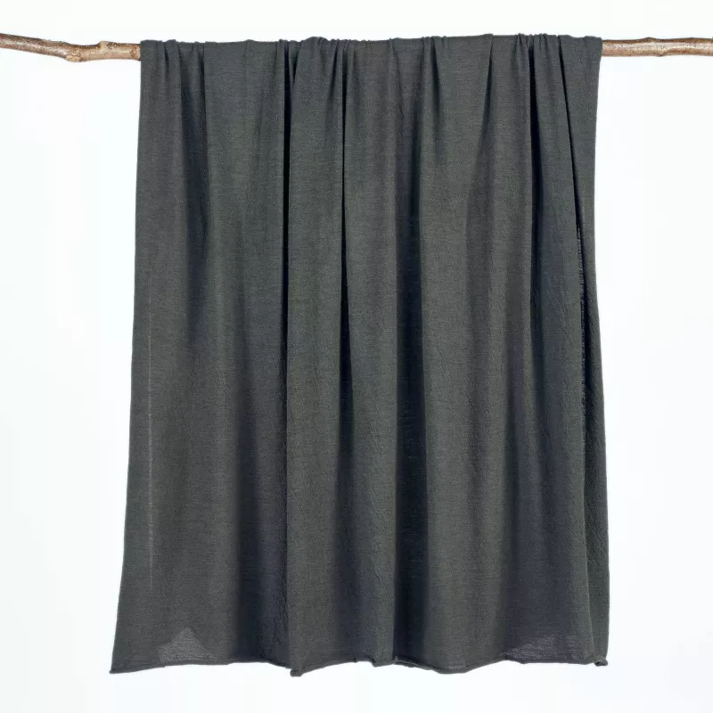 Fin de série Elitis plaid INDIANNA Tourbe