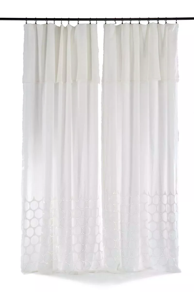 Fin de série Elitis rideaux BIANCA Offwhite