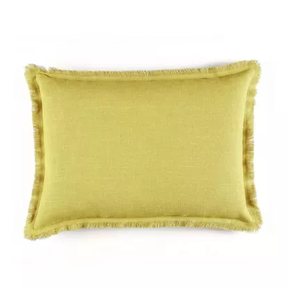Fin de série Elitis coussins KARMA Pamplemousse et Flax
