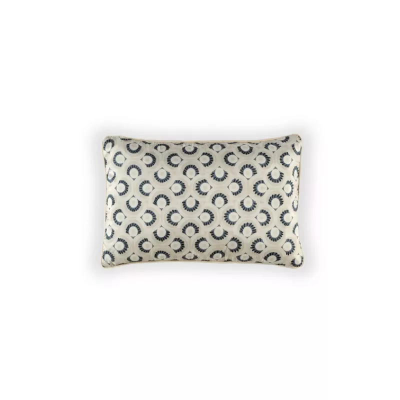 Fin de série Elitis coussins LOUISA Snow blue