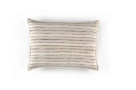 Fin de série Elitis coussins SECRET STRIPE Grès