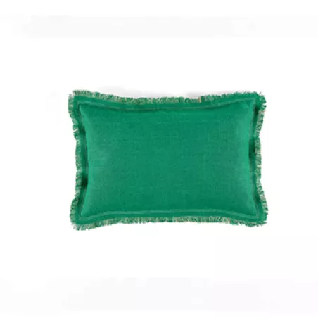 Fin de série Elitis coussins KARMA BABY Basilic et Flax
