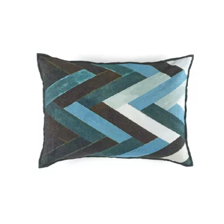 Fin de série Elitis coussins WOODY Stormy blue