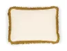 Fin de série Elitis coussins HONORE BIG Neige et Cumin
