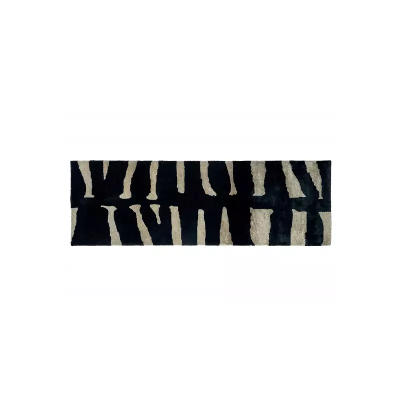 Fin de série Elitis tapis SAMBURU Black & white