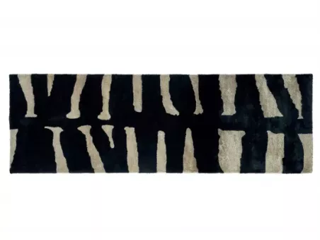 Fin de série Elitis tapis SAMBURU Black & white