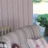 Papier peint - Designers Guild Pinstripe - Peony | Susty