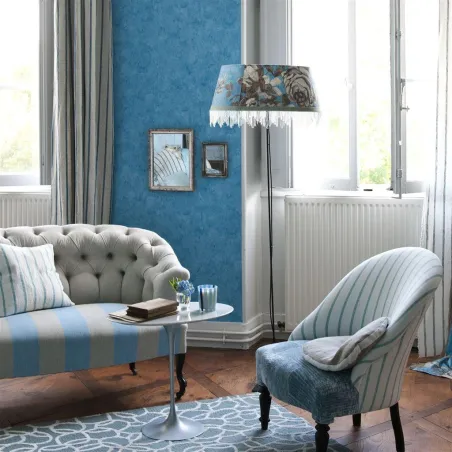 Papier peint - Designers Guild Ellora - Teal | Susty