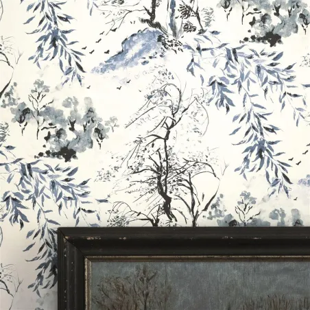 Papier peint - Designers Guild Winter Palace - Lime | Susty