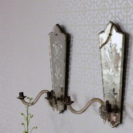 Papier peint - Designers Guild Sussex - Silver | Susty