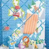 Papier peint - Designers Guild Sundae Stripe - Lavender | Susty