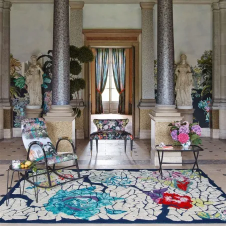 Papier peint - Designers Guild Picassiette - Etain Wallpaper | Susty
