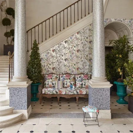 Papier peint - Designers Guild Picassiette - Etain Wallpaper | Susty