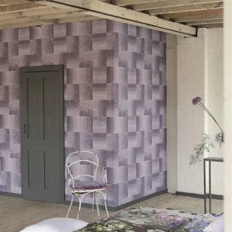Papier peint - Designers Guild Piastrella - Heather | Susty