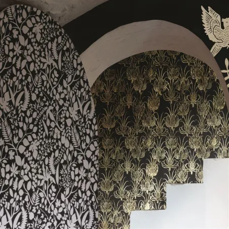 Papier peint - Designers Guild Les Centaurees Or | Susty