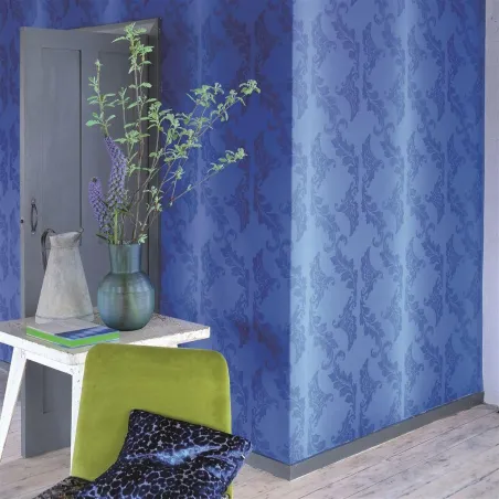 Papier peint - Designers Guild Aksu - Graphite | Susty