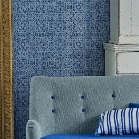 Papier peint - Designers Guild Serego - Plum | Susty